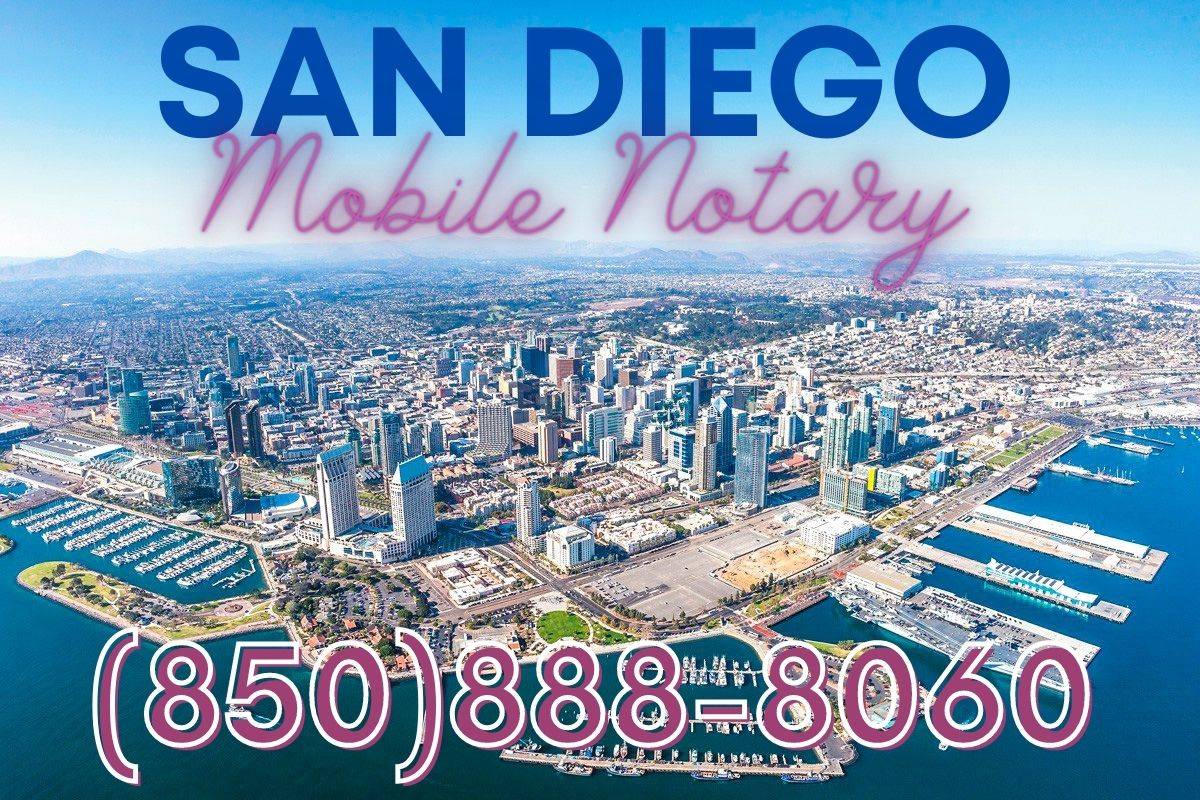 Notary San Diego | San Diego Mobile Notary |(858) 888-8060